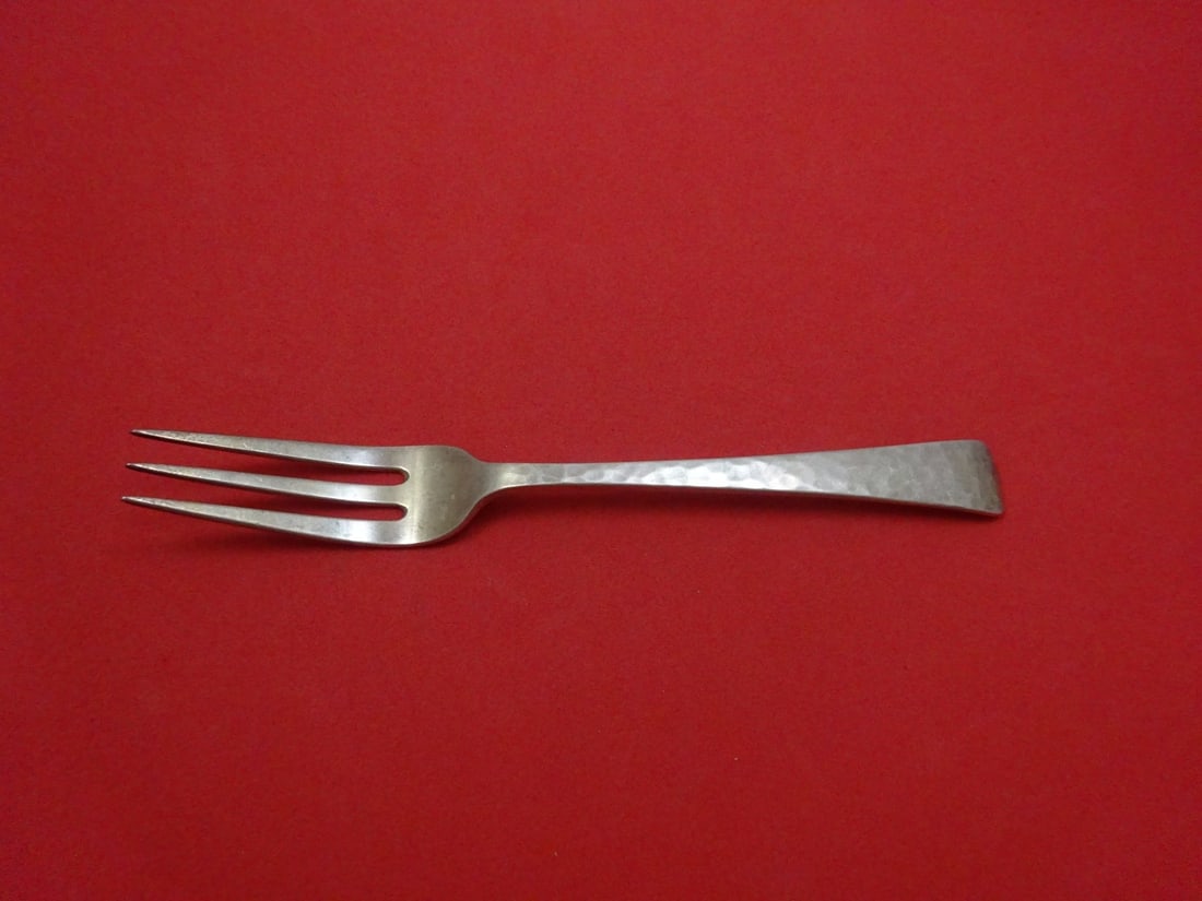 Porter Blanchard Hume Tip Sterling Silver 3-Tine Dinner Fork 7 3/4" (1 of 1)