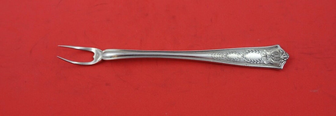 Tiffany & Co. Winthrop Sterling Silver 2-Tine Pickle Fork 6" (1 of 2)