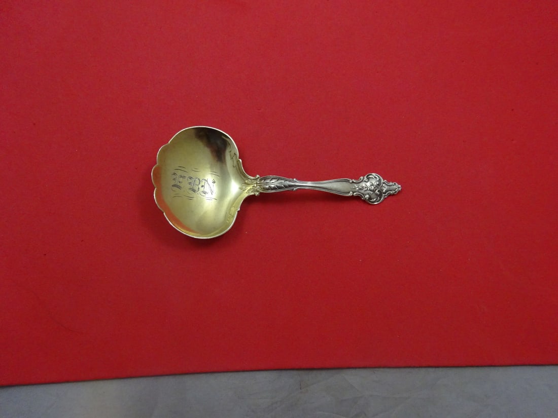 Gorham Sterling Silver Bon Bon Spoon Number 781 Goldwashed 4 3/4 in (1 of 1)