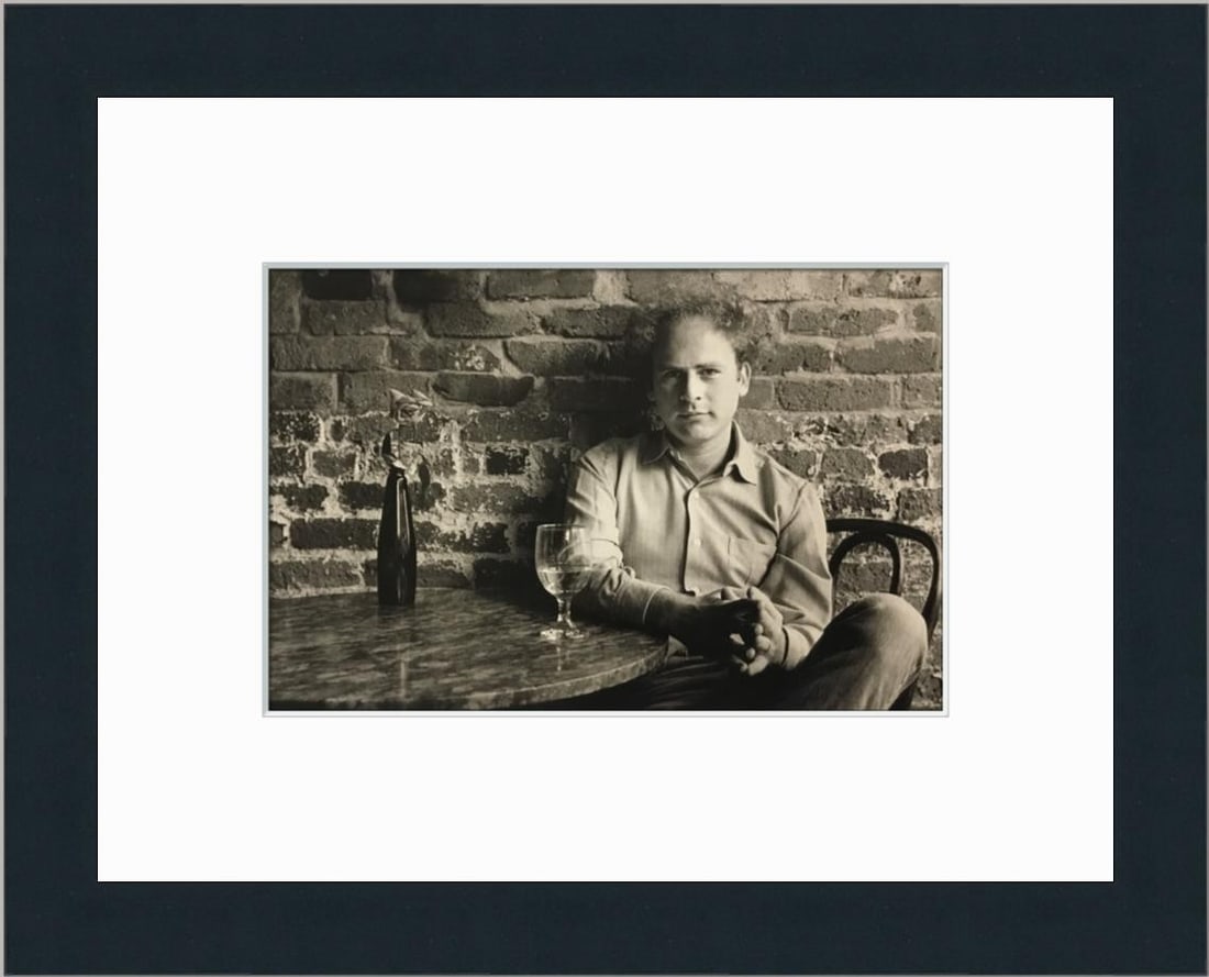 Framed Jim Marshall Art Garfunkel Black and White Offset Print 11 x 14 (1 of 2)