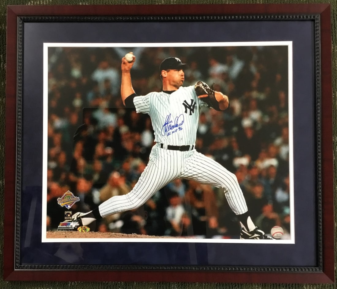 John Wetteland New York Yankees 1996 WS MVP Signed Custom Framed Photo (1 of 4)