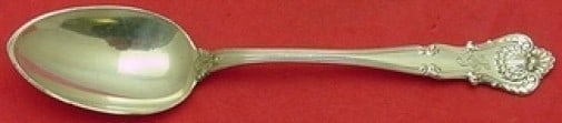 Durgin New Queens Sterling Silver Place Soup Spoon 7 1/8 Inch (1 of 2)