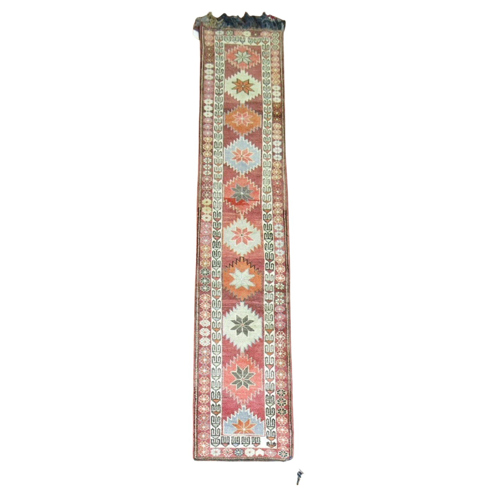 Geometric Wool Runner from Turkish Anatolia Mid-20th Century (1 of 8)