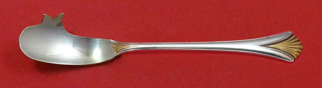 Lunt Regency Shell Gold Sterling Silver Cheese Knife with Pick Custom Made (1 of 1)
