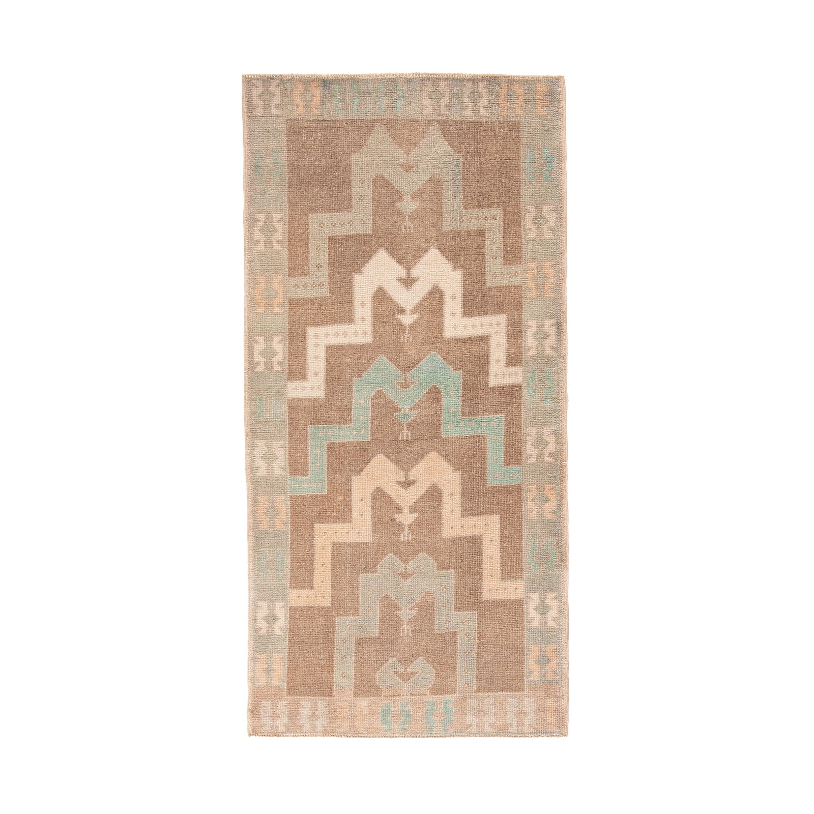 Authentic Handmade Anatolia Wool Carpet 36.6 x 73.2 Inches (1 of 8)