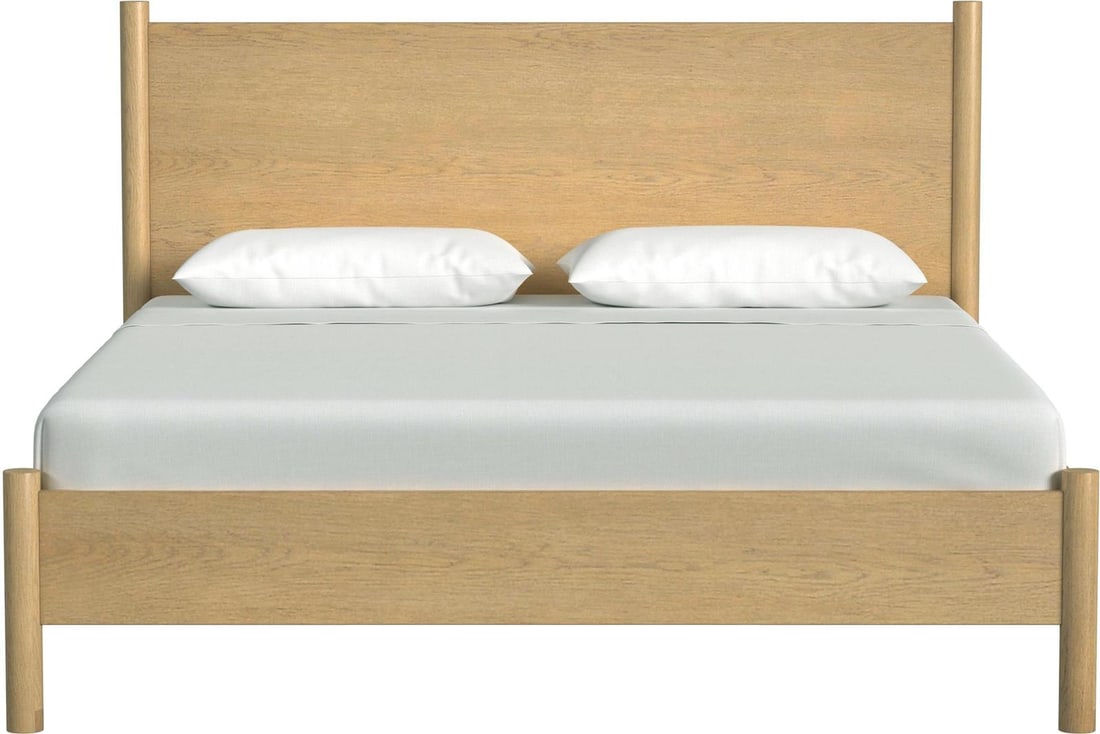 Butler Lennon Mid-Century Mahogany King Bed 52H 81W 87.5D (1 of 3)