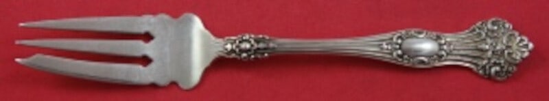 Alvin Viking Sterling Silver Pastry Fork 6" Heirloom Silverware (1 of 2)
