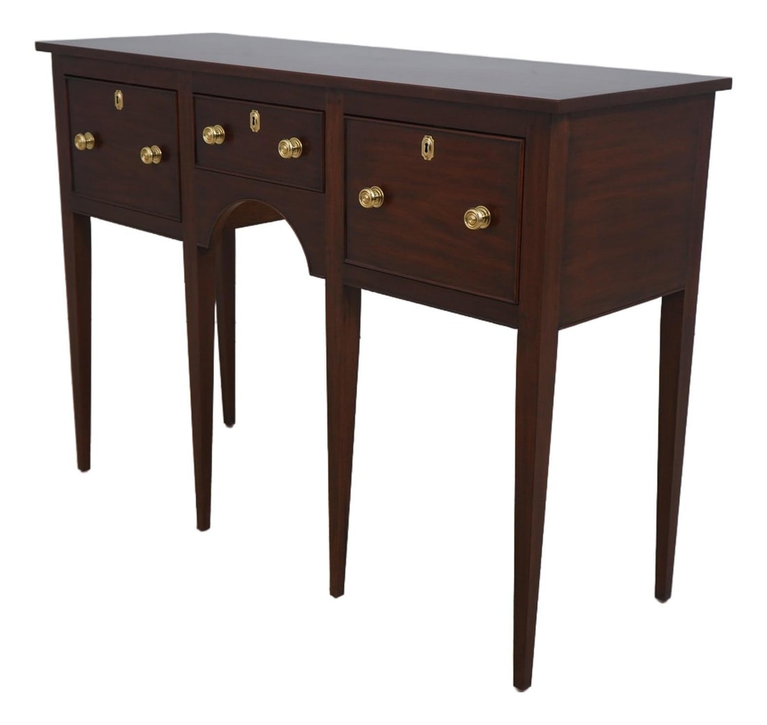 Henkel Harris Mahogany Federal Style Sideboard Model 2357 with Brass Hardware (1 of 10)