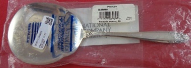 International Sterling Silver Prelude Tomato Server 8 1/8 New (1 of 1)