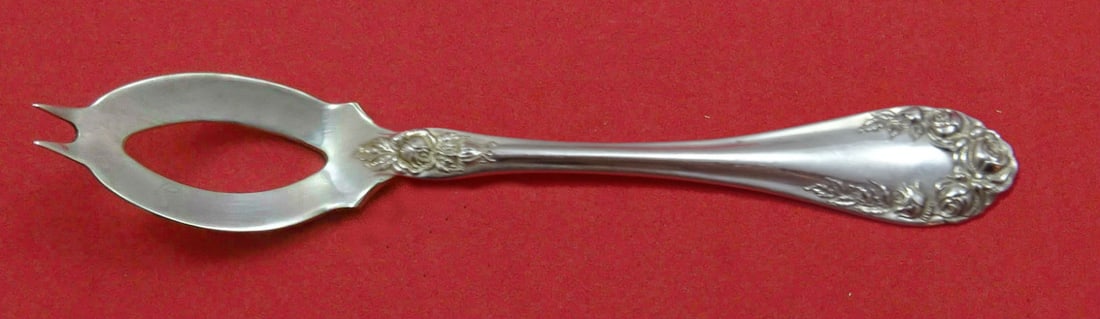 Wallace Rose Sterling Silver Custom Olive Spoon 5 3/4" (1 of 1)