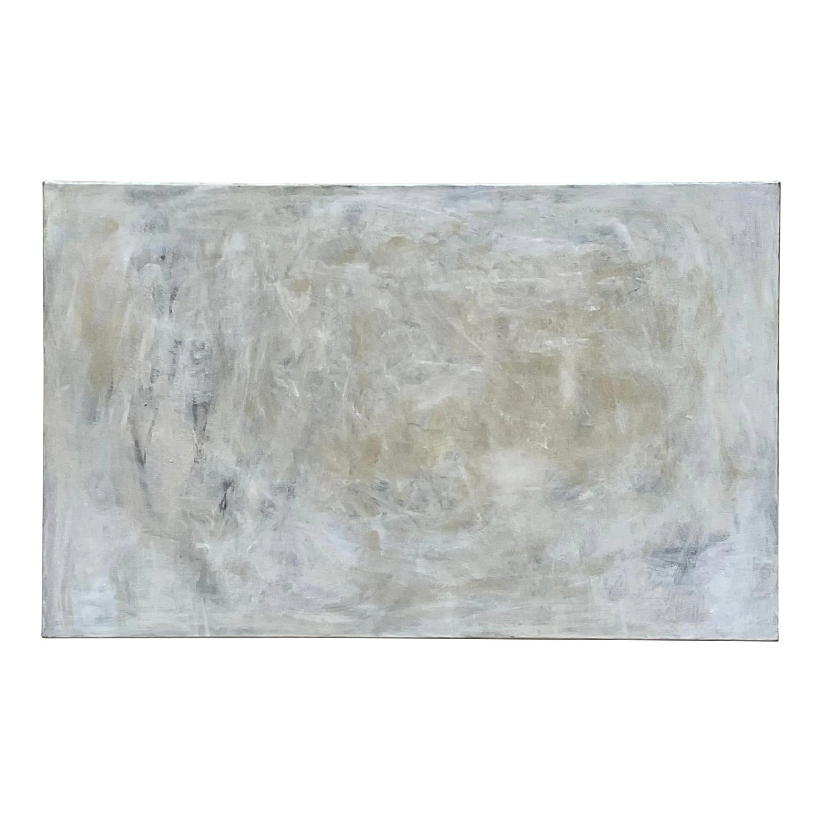 Vintage Boho Abstract Oil Painting on Canvas 60x45: Vintage Boho Abstract Oil Painting on Canvas 60x45 Transform your space with this Vintage Boho Original Abstract Oil Painting on Canvas. This captivating artwork features a serene and minimalist desig
