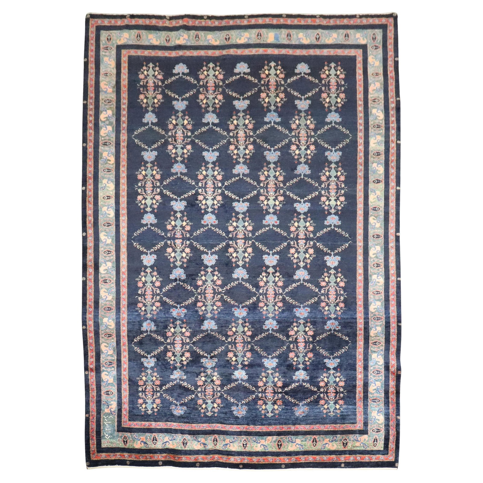 Hand-Knotted Persian Kashkuli Qashqai Wool Rug 8'2" x 11' Bakshaish Style (1 of 13)