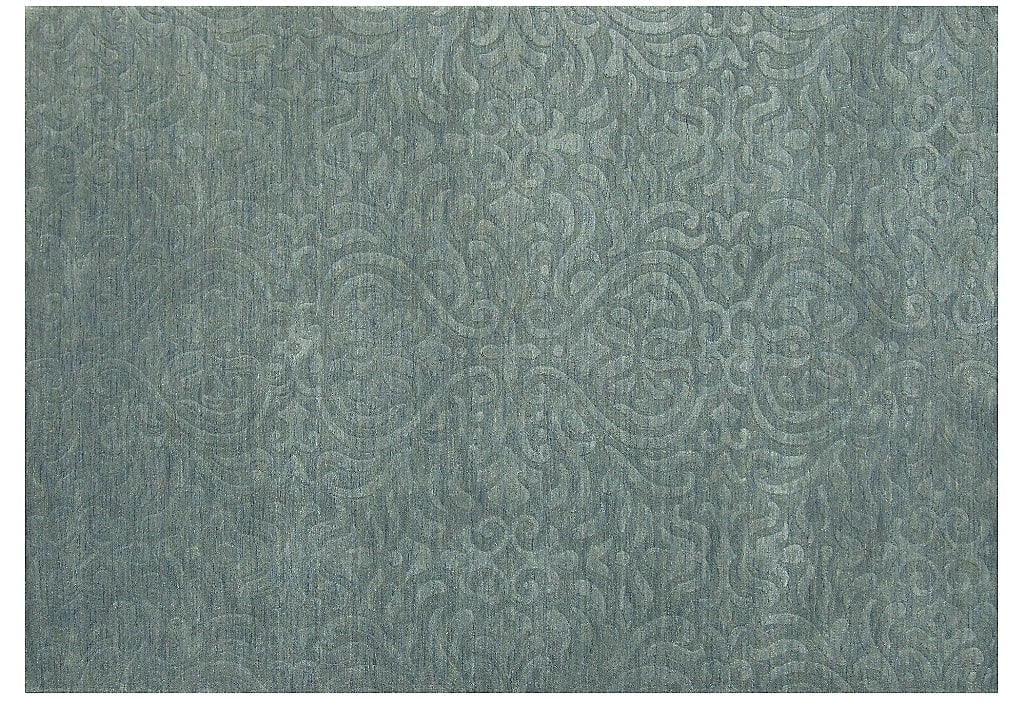 5 x 8 Handmade Sage Green Modern Loom Knotted Rug: 5 x 8 Handmade Sage Green Modern Loom Knotted Rug Free continental US Shipping Elevate your home decor with this 5 x 8 Sage Green Modern Loom Knotted Rug. Expertly handwoven, this rug features a sooth