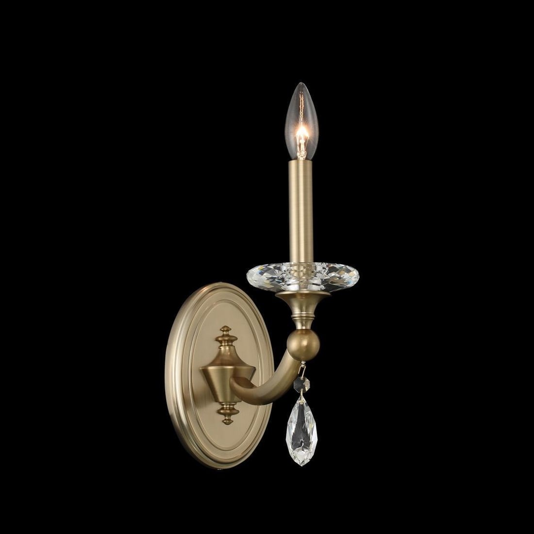 Kalco Floridia Wall Sconce 1-Light Firenze Crystal Champagne Gold (1 of 1)