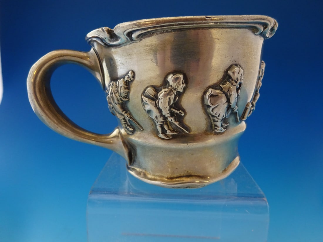 Gorham Old King Cole Sterling Silver Baby Cup 2 3/4" Gold Wash Interior (1 of 8)