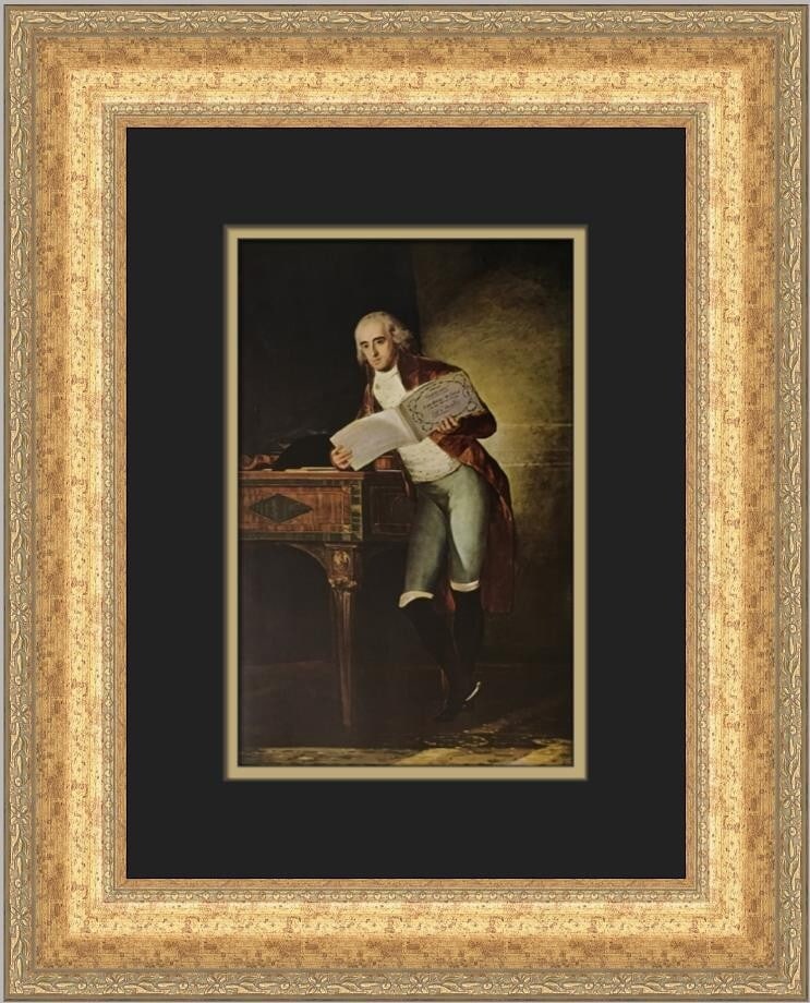 Francisco De Goya Portrait of Duke of Alba Custom Framed Print 1979 (1 of 2)
