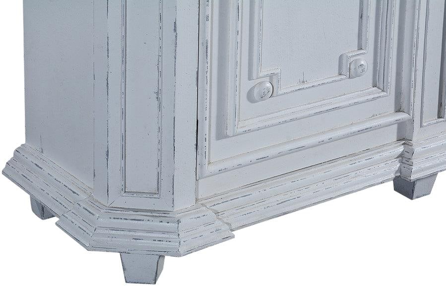 Arlington White Sideboard Solid Mango French Style Storage - 3