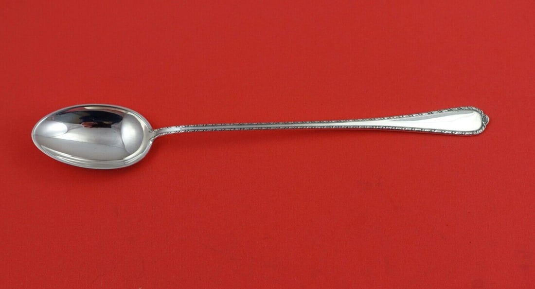 International Sterling Silver Pine Tree Iced Tea Spoon 7 3/8" (1 of 2)