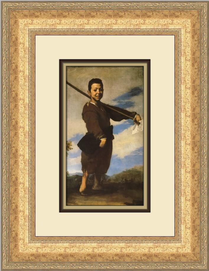 Joseph De Ribera The Beggar with the Club-Foot Framed Print 1982 (1 of 2)