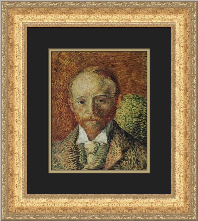 Vincent Van Gogh Portrait of Alexander Reid Custom Framed Print 18x17 (1 of 2)