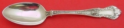 Whiting Dorothy Vernon Sterling Silver Serving Spoon 8 1/8 Inch (1 of 2)