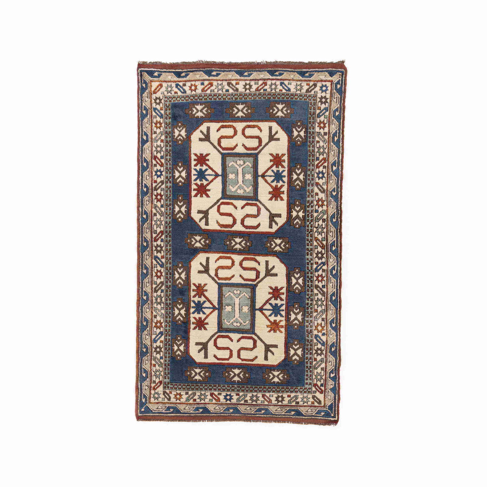 Authentic Kars Handmade Wool Carpet 50.4 x 86.6 Inches (1 of 8)