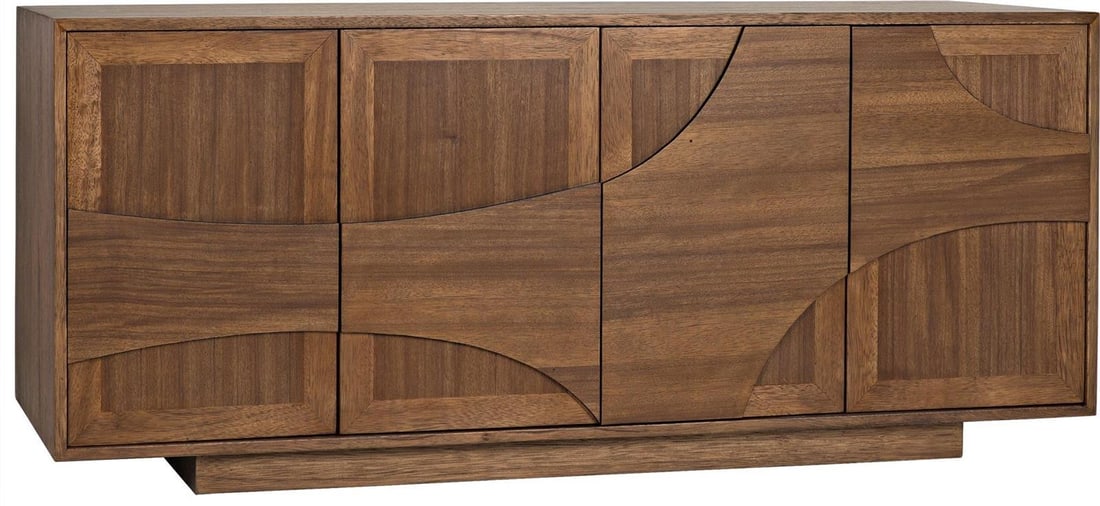 Noir Collage Dark Walnut French Style Sideboard 32H 75W 21.5D (1 of 4)
