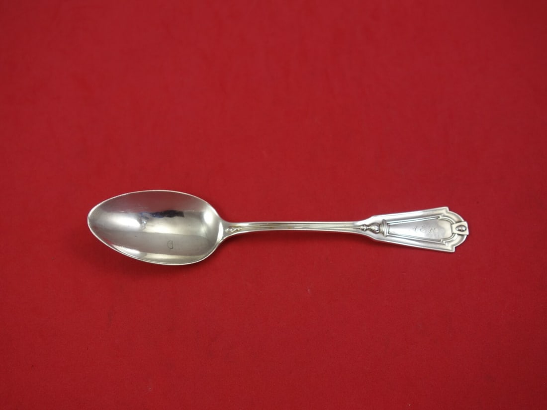 Whiting Keystone Sterling Silver Teaspoon 5 3/4" Monogrammed Flatware (1 of 2)