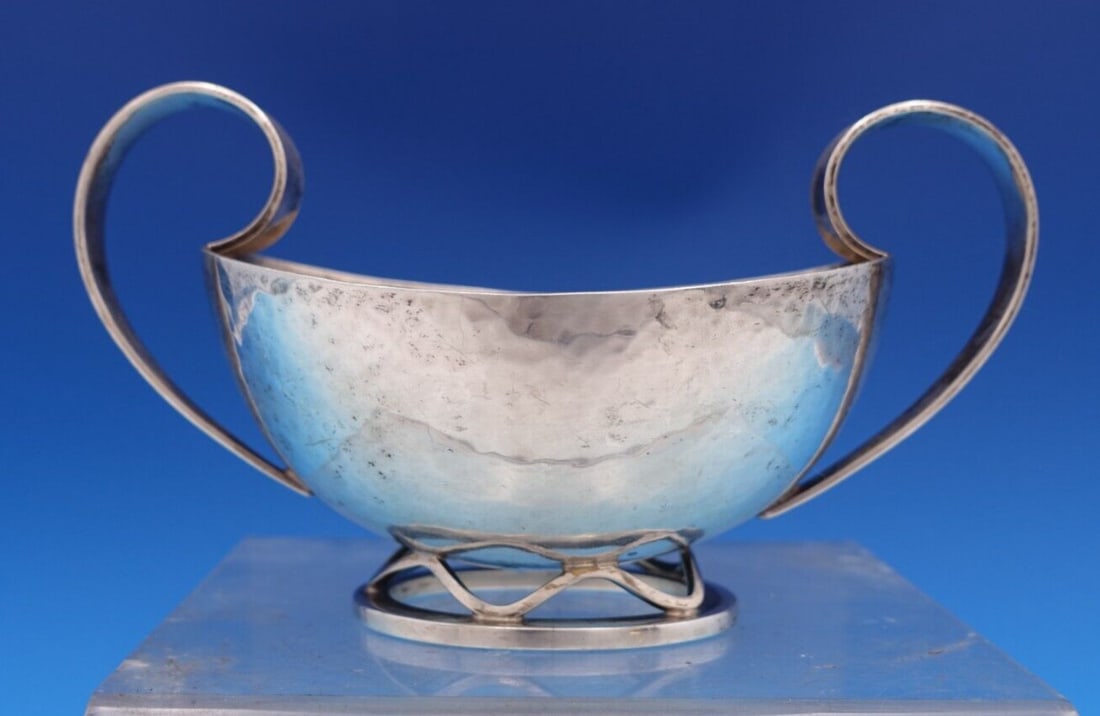 Allan Adler Starlit Sterling Silver Hand Hammered Sugar Bowl (1 of 8)