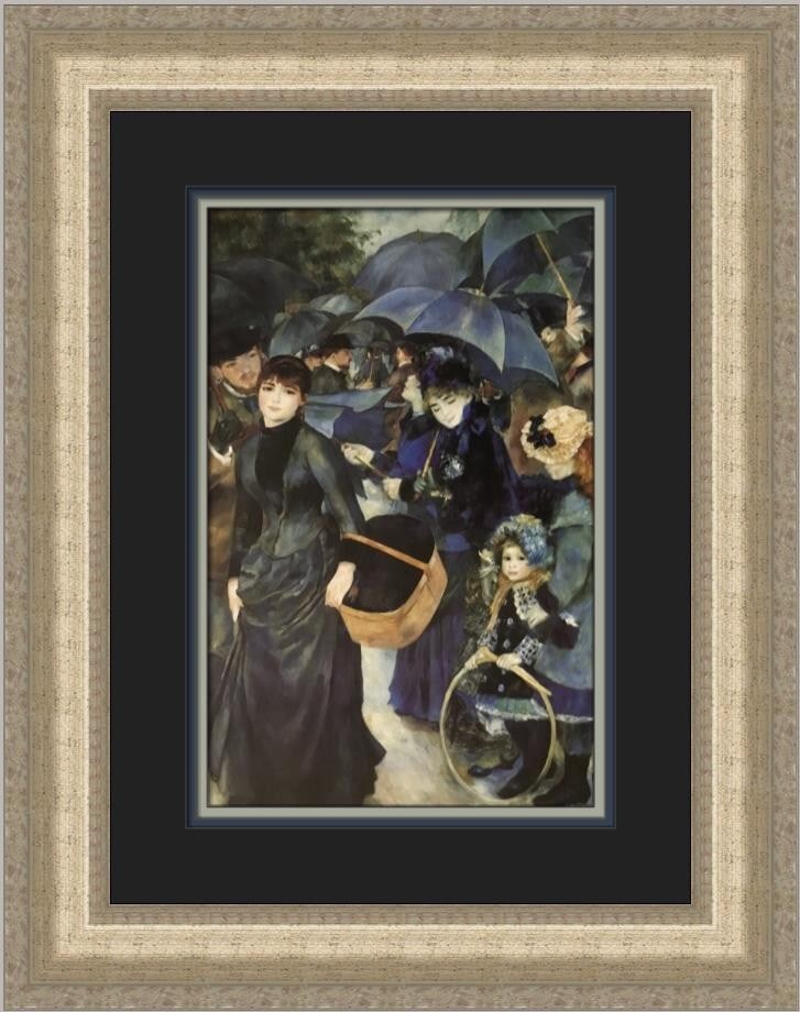 Pierre-Auguste Renoir The Umbrellas Custom Framed Art Print 21x17 (1 of 2)