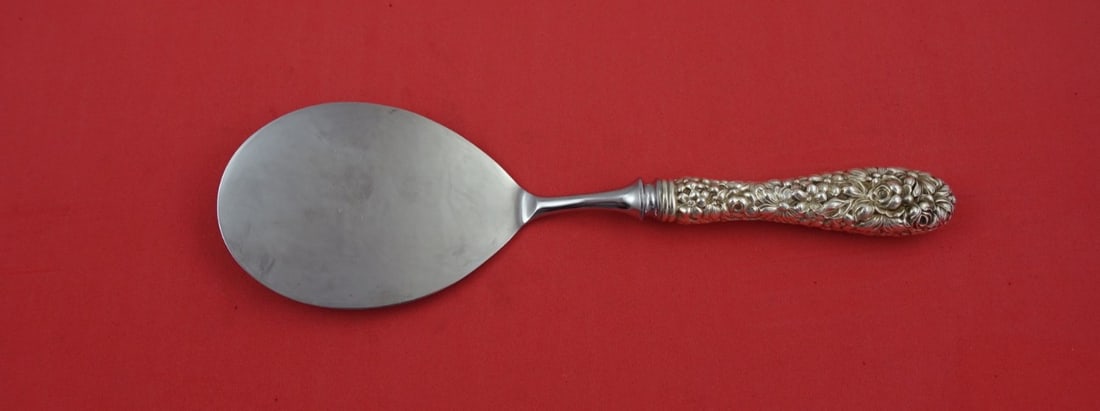 Stieff Rose Sterling Silver Pastry Server 8 3/4" Vintage Serving Piece (1 of 2)