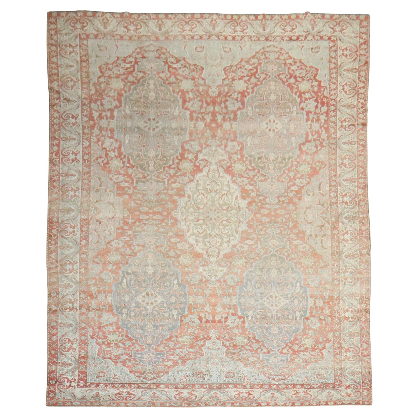 Large Scale Persian Bakhtiari Rug Wool Hand-Woven Tribal Design 12'5" x 18'5" Iran Circa 1920 (1 of 16)