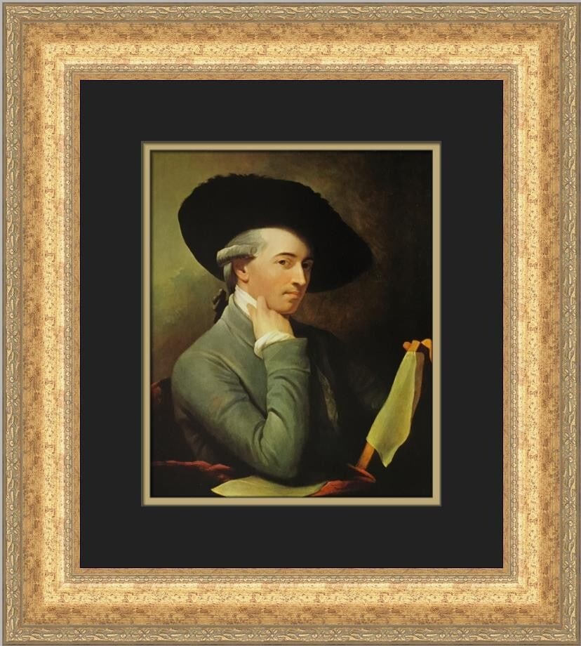 Benjamin West 1979 Self-Portrait Custom Framed Print 19x17 Art (1 of 2)