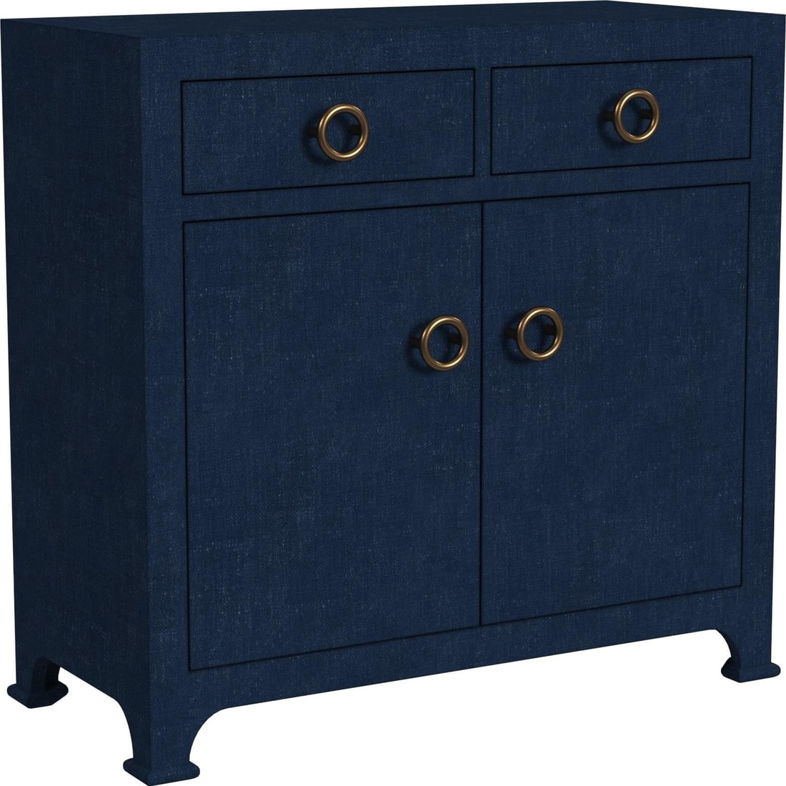 Butler Chatham Collection Navy Blue Square Cabinet (1 of 6)