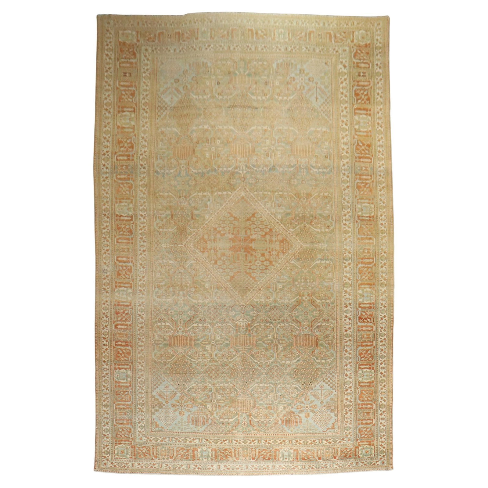 Oversized Antique Persian Joshegan Rug 10'4 x 19'10 Wool Circa 1910 (1 of 15)