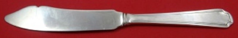 Durgin-Gorham Fairfax Sterling Silver Fish Knife 7.5" Unmonogrammed (1 of 2)