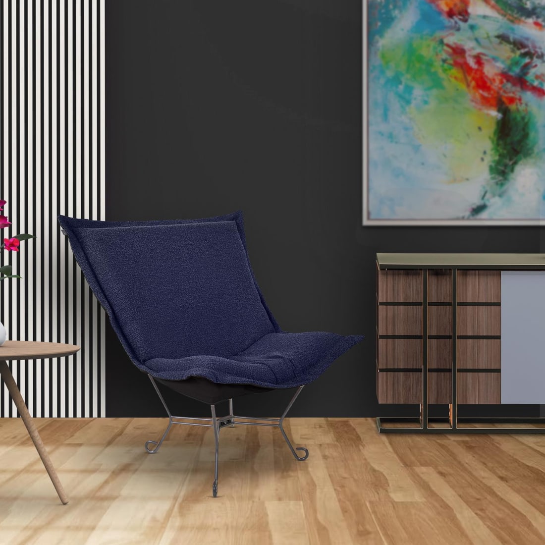 Howard Elliott Barbet Hand-Finished Rocker Forest Green Unique Design (1 of 18)