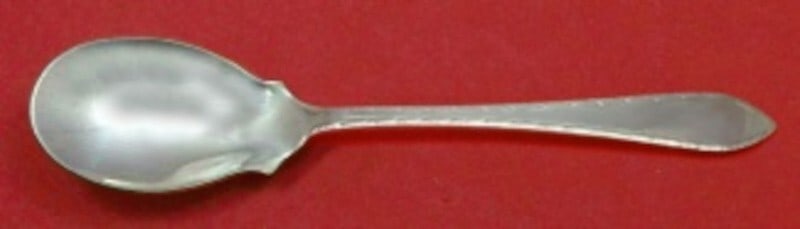 Tiffany & Co Feather Edge Sterling Silver Ice Cream Spoon 6 Custom Made (1 of 2)