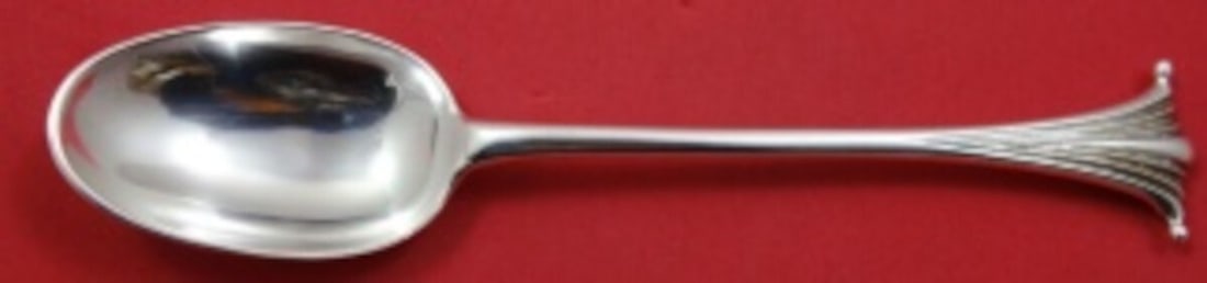 James Robinson Scroll Sterling Silver Coffee Spoon 5 1/4 Inch Heirloom (1 of 3)