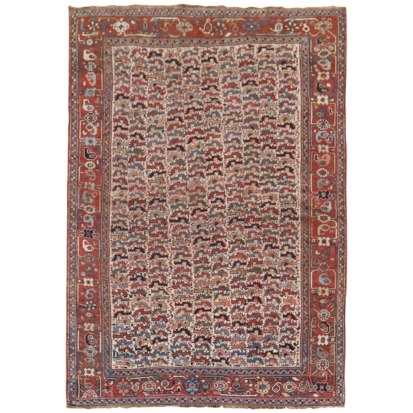 Tribal Persian Afshar Accent Rug Chicken Motif Hand-Woven Wool 50x71: Tribal Persian Afshar Accent Rug Chicken Motif Hand-Woven Wool 50x71 This exquisite Tribal Chicken Motif Rug from the Zabihi Collection showcases the rich heritage of Persian craftsmanship. Hand-woven