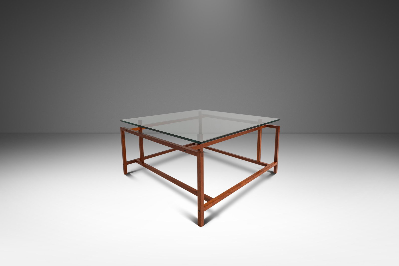 Henning Norgaard Teak and Glass Danish Modern Coffee Table for Komfort 1960s (1 of 14)