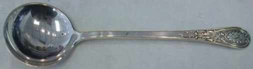 Tuttle Sterling Silver Cream Soup Spoon Windsor Castle 6 3/8 Inches (1 of 2)