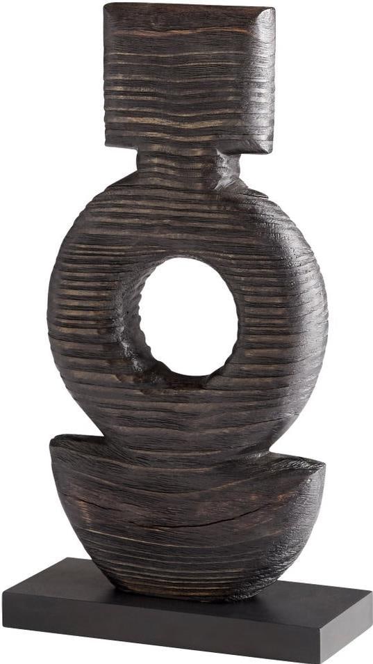 Cyan Timeless Black Wooden Box Elegant Storage 16.5 Inches (1 of 1)