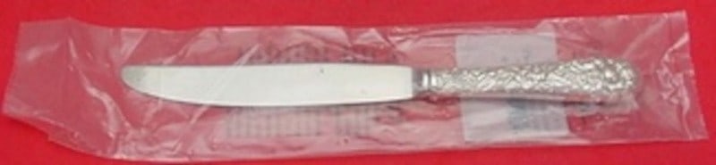 Sterling Silver Modern Regular Knife Repousse Pattern by Kirk 9 Inch (1 of 2)