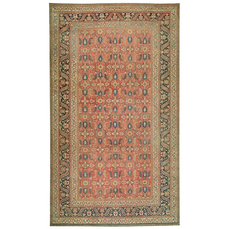 Antique Persian Doroksh Tabriz Rug 11'7" x 19'10" Wool Hand-Knotted (1 of 10)