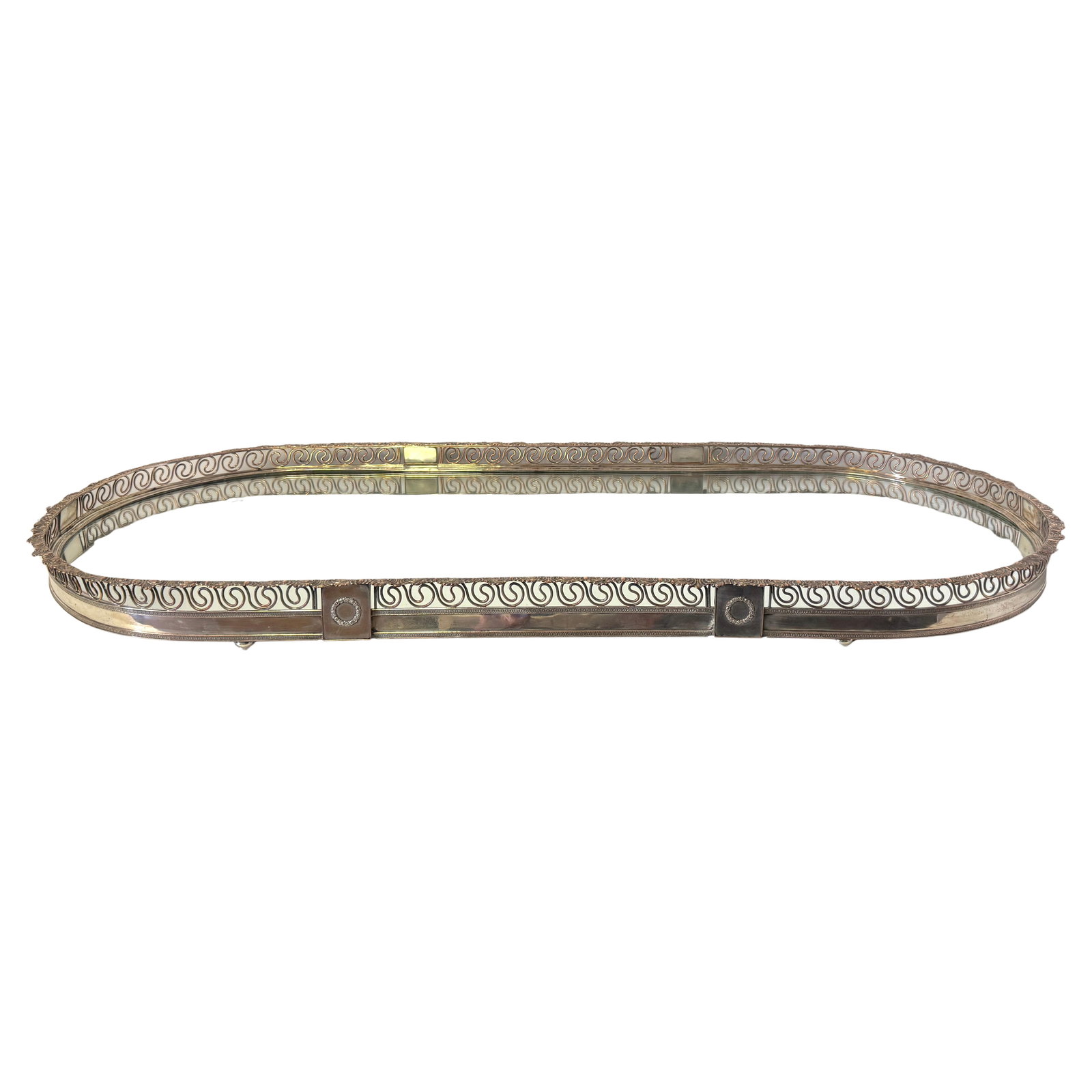 Monumental Sheffield Plate Mirrored Centerpiece Attributed to Boulton 1830 (1 of 13)