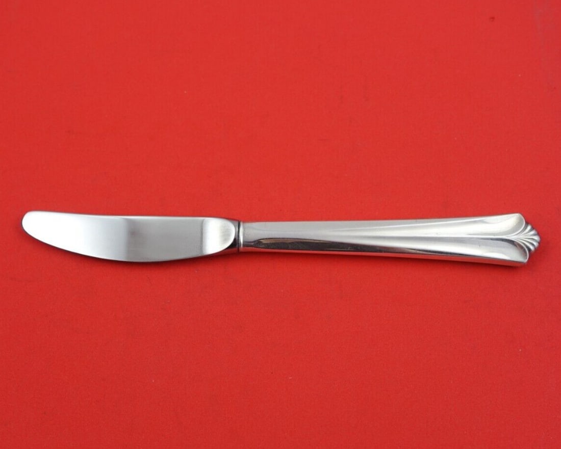 David Andersen Town Hall Radhus M/Vifte .830 Silver Luncheon Knife 7 3/4" (1 of 3)