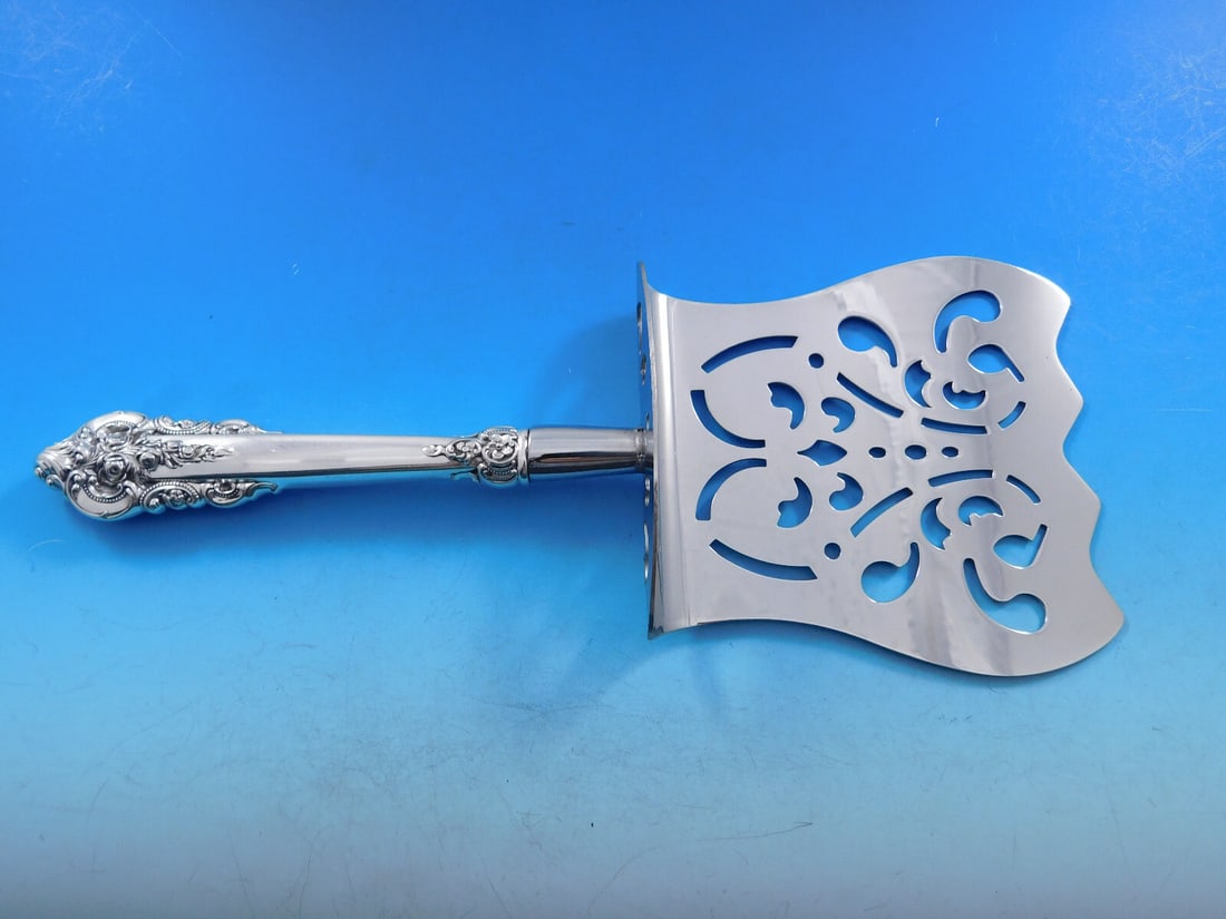 Wallace Grande Baroque Sterling Silver Asparagus Server 9.5" Custom (1 of 7)