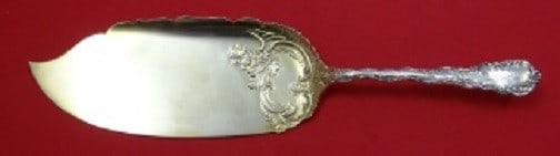 Mauser-Wendell Junior Rococo Sterling Silver Fish Server Goldwashed 11" (1 of 1)