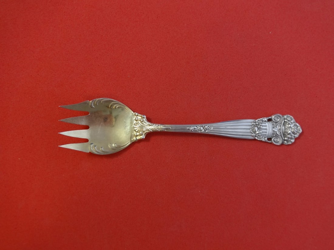Towle Georgian Sterling Silver 4-Tine Terrapin Fork 5 1/4" (1 of 1)
